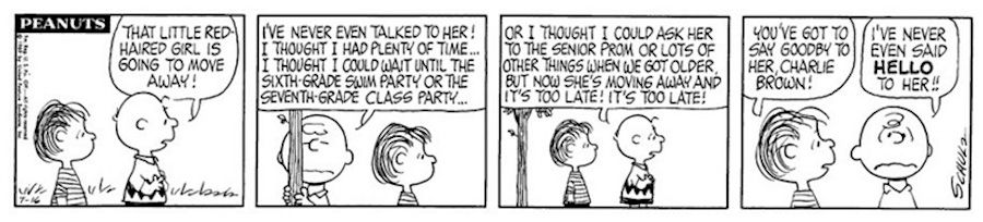 charlie brown little redheaded girl